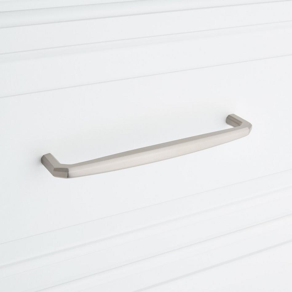 Ponderay Brass Cabinet Pull - Brushed Nickel - 7-9/16" Centers, , large image number 3