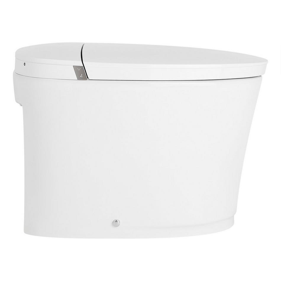 Delphine Elongated Smart Toilet with Bidet, Heated Seat, & Auto-Flush, , large image number 2