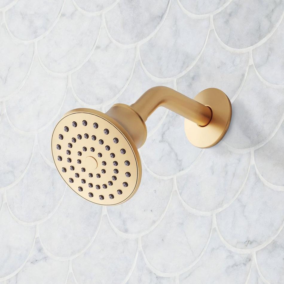 Pendleton Pressure Balance Shower System - Brushed Gold, , large image number 1