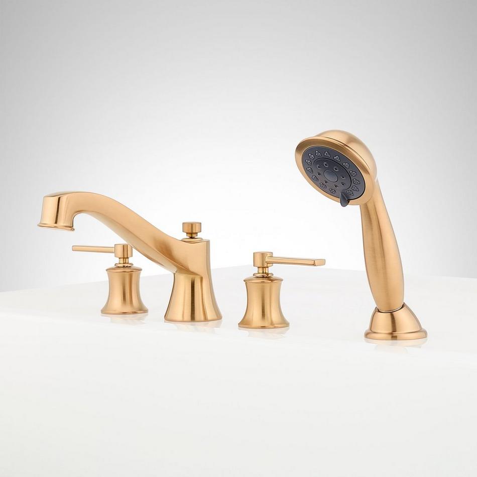 Pendleton 4-Hole Roman Tub Filler and Hand Shower, , large image number 3