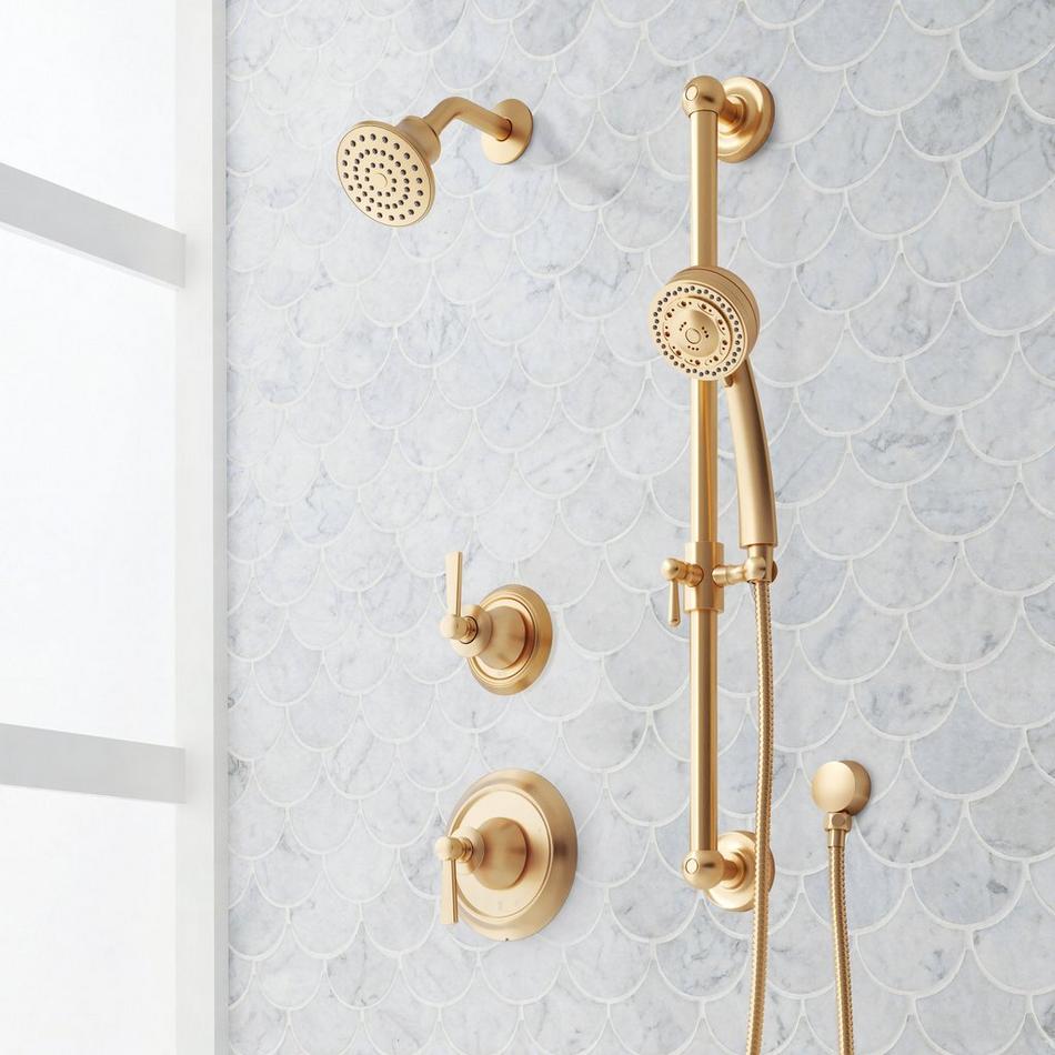 Pendleton Pressure Balance Shower System with Slide Bar and Hand Shower, , large image number 3