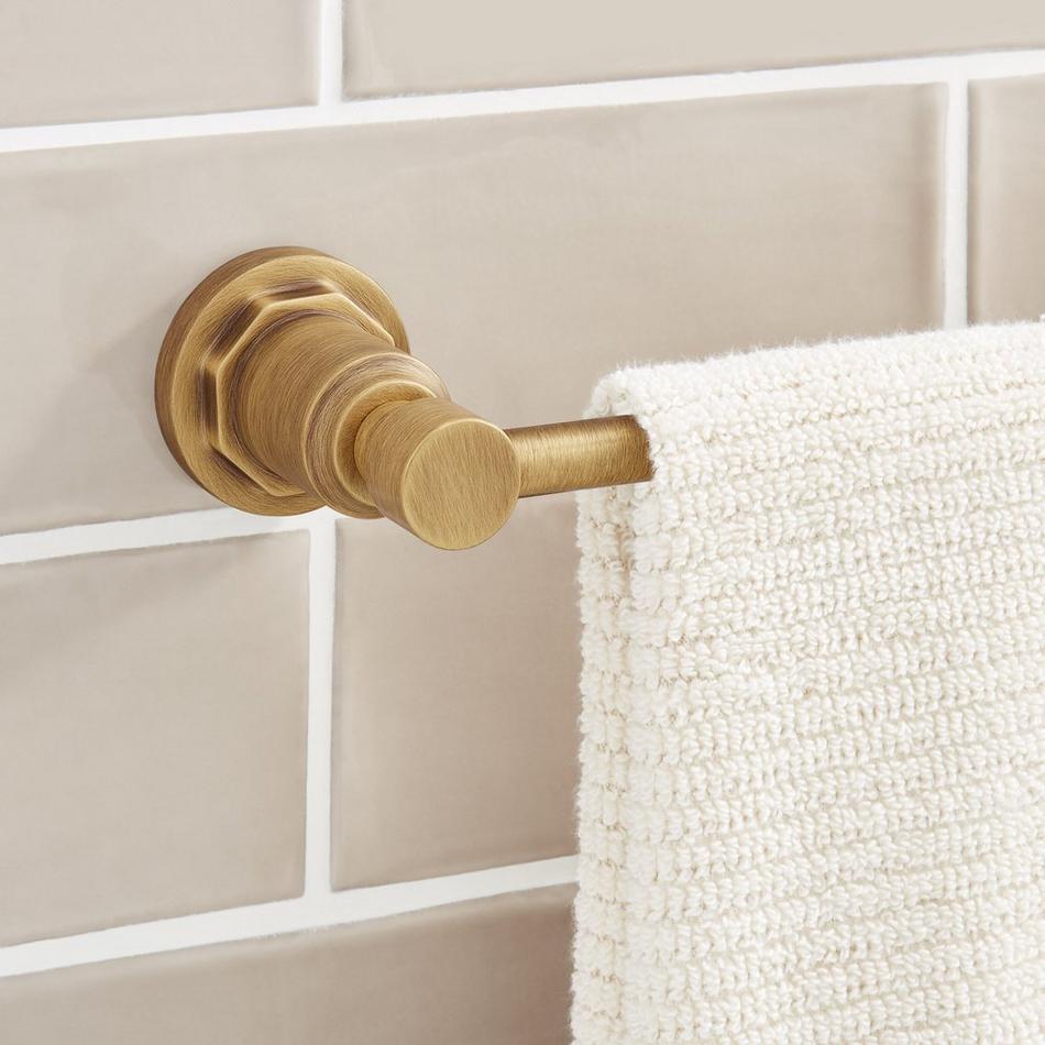 18" Greyfield Towel Bar - Aged Brass, , large image number 0