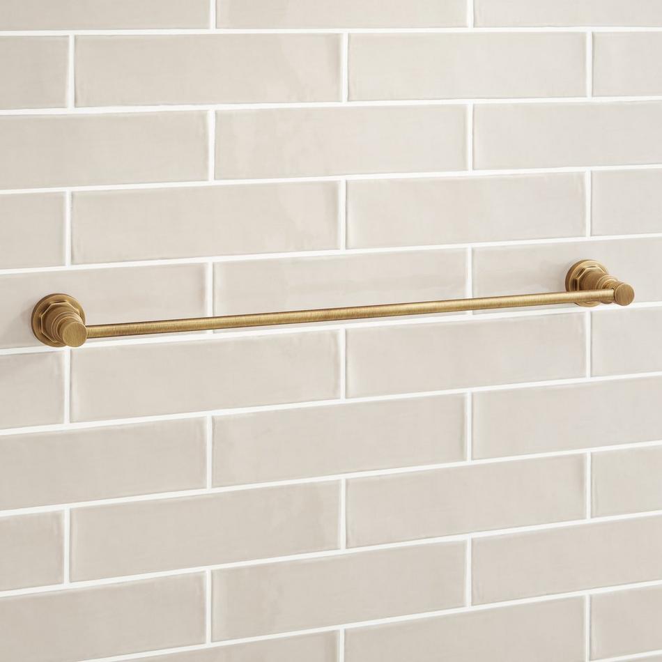 18" Greyfield Towel Bar - Aged Brass, , large image number 1