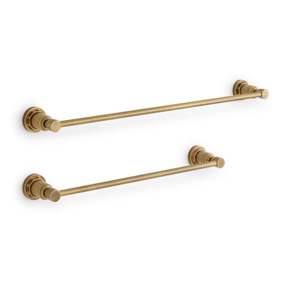 18" Greyfield Towel Bar - Aged Brass, , large image number 2