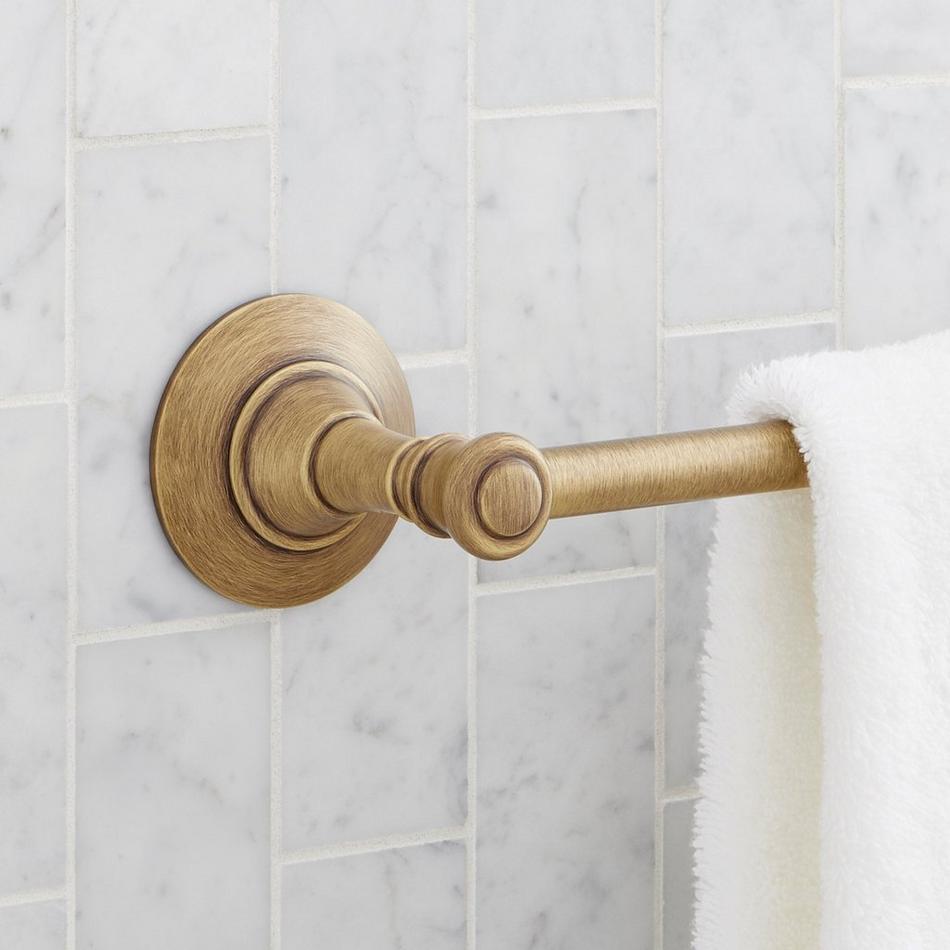 18" Marceau Towel Bar - Aged Brass, , large image number 0