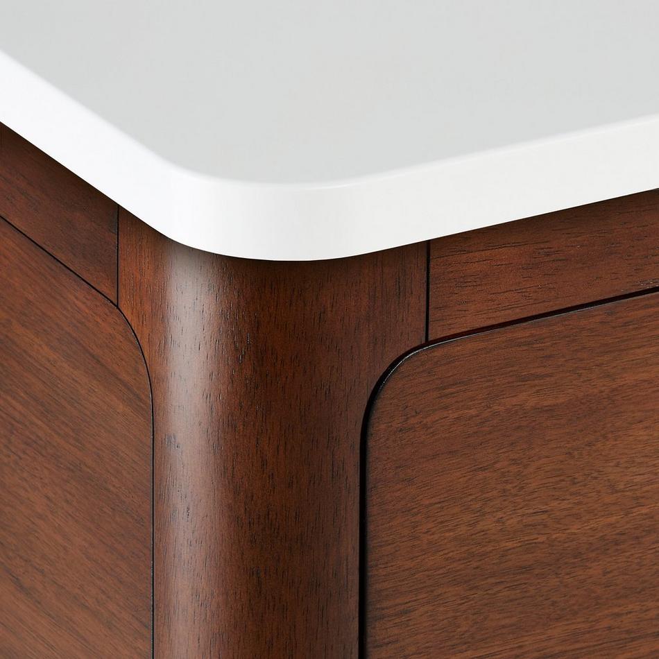 72" Rheya Narrow Console Double Vanity and Sinks - Winterland Walnut, , large image number 5