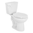 Bradenton Two-Piece Round Toilet - 10" Rough-In - 16" Bowl Height - Left Hand - Less Seat, , large image number 1