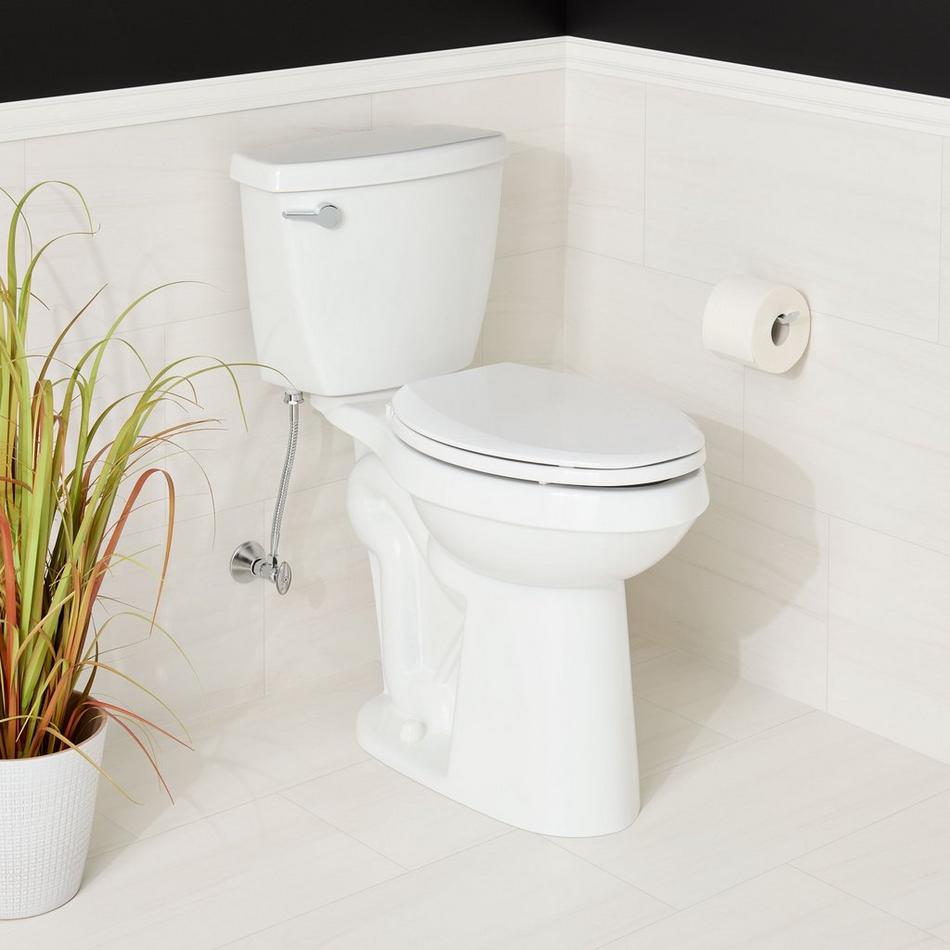 Bradenton Two-Piece Elongated Toilet - 10" Rough-In - 19" Bowl Height - Left Hand - Less Seat, , large image number 0