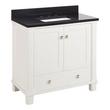 36" Theroux Vanity with Rectangular Undermount Sink - Outlet - Bright White - CB Quartz - 3 Hole, , large image number 0