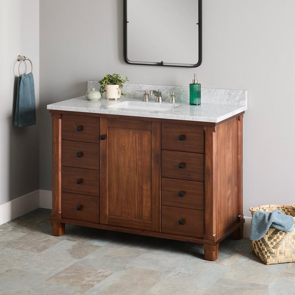 48" Theroux Vanity with Rectangular Undermount Sink - Outlet - Tawny Brown, , large image number 0