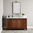 60" Theroux Single Vanity with Rectangular Undermount Sink - Outlet - Tawny Brown, , large image number 0
