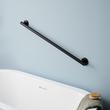 36" Contemporary Grab Bar - Matte Black, , large image number 0