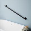 42" Contemporary Grab Bar - Matte Black, , large image number 0
