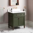 30" Elmdale Dark Olive Green Vanity with Rect. Undermount Sink - Outlet, , large image number 1