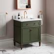 30" Elmdale Dark Olive Green Vanity with Rect. Undermount Sink - Outlet, , large image number 0