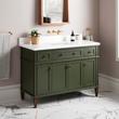 48" Elmdale Dark Olive Green Vanity with Rect. Undermount Sink - Outlet, , large image number 1