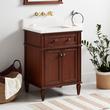 24" Elmdale Antique Brown Vanity with Rect. Undermount Sink - Outlet, , large image number 1