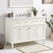 48" Elmdale White Vanity with Undermount Sink - Outlet, , large image number 0