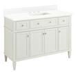 48" Elmdale White Vanity with Rect. Undermount Sink - Outlet - FW Quartz - 3 Hole, , large image number 0