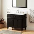 36" Elmdale Charcoal Black Vanity with Undermount Sink - Outlet, , large image number 0