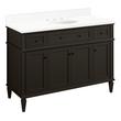 48" Elmdale Charcoal Black Vanity with Undermount Sink - Outlet - AW Quartz - 3 Hole, , large image number 0