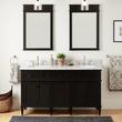 60" Elmdale Charcoal Black Vanity with Undermount Sinks - Outlets, , large image number 0