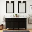 60" Elmdale Charcoal Black Vanity with Rect. Undermount Sinks - Outlets, , large image number 2