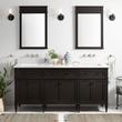 72" Elmdale Charcoal Black Vanity with Rect. Undermount Sinks - Outlets, , large image number 1