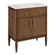 30" Tesori Narrow Mahogany Vanity and Sink - Outlet - Desert Taupe, , large image number 1