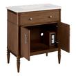 30" Tesori Narrow Mahogany Vanity and Sink - Outlet - Desert Taupe, , large image number 2