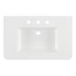 30" Tesori Narrow Mahogany Vanity and Sink - Outlet - Desert Taupe, , large image number 3