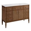 48" Tesori Narrow Mahogany Vanity and Sink - Outlet - Desert Taupe, , large image number 1