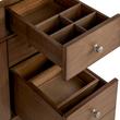 48" Tesori Narrow Mahogany Vanity and Sink - Outlet - Desert Taupe, , large image number 6