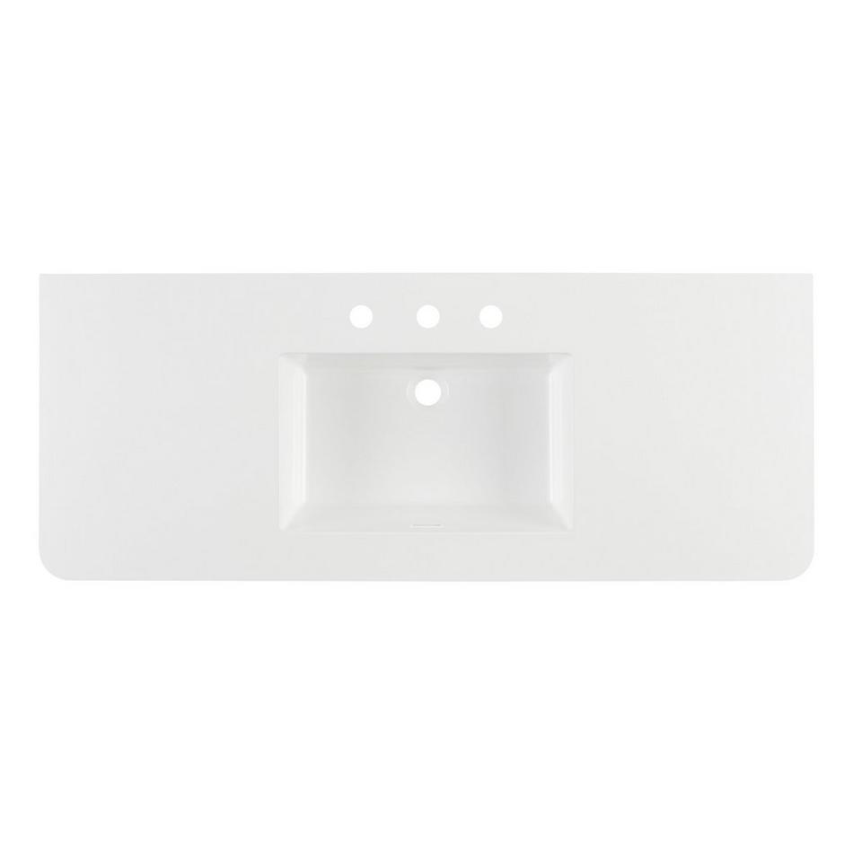 48" Tesori Narrow Mahogany Vanity and Sink - Outlet - Desert Taupe, , large image number 3