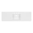 60" Tesori Narrow Mahogany Vanity and Sink - Outlet - Desert Taupe, , large image number 3