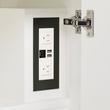 36" Tesori Narrow Mahogany Vanity and Sink - Outlet - Bright White, , large image number 6