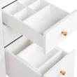 48" Tesori Narrow Mahogany Vanity and Sink - Outlet - Bright White, , large image number 6