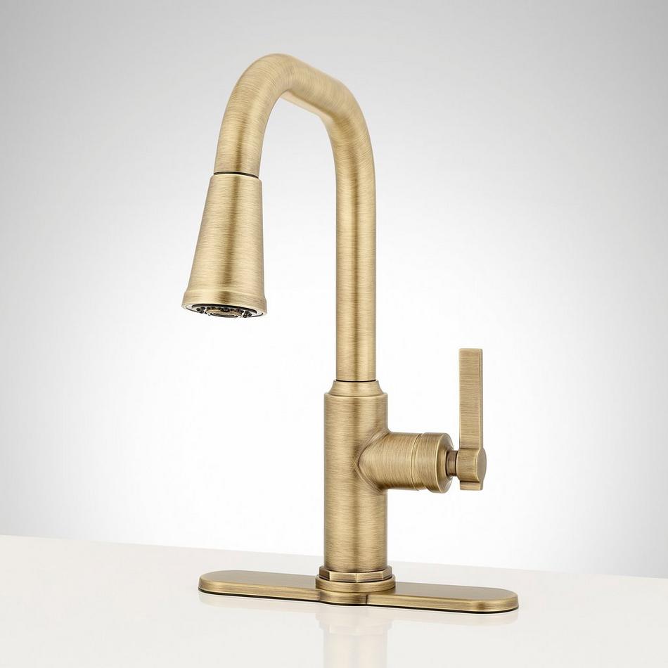 Greyfield Angular Pull-Down Kitchen Faucet - Single-Hole, , large image number 1