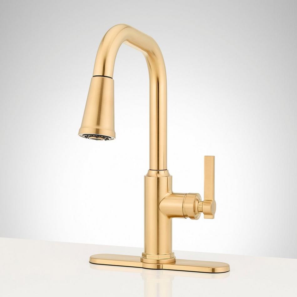 Greyfield Angular Pull-Down Kitchen Faucet - Single-Hole, , large image number 4