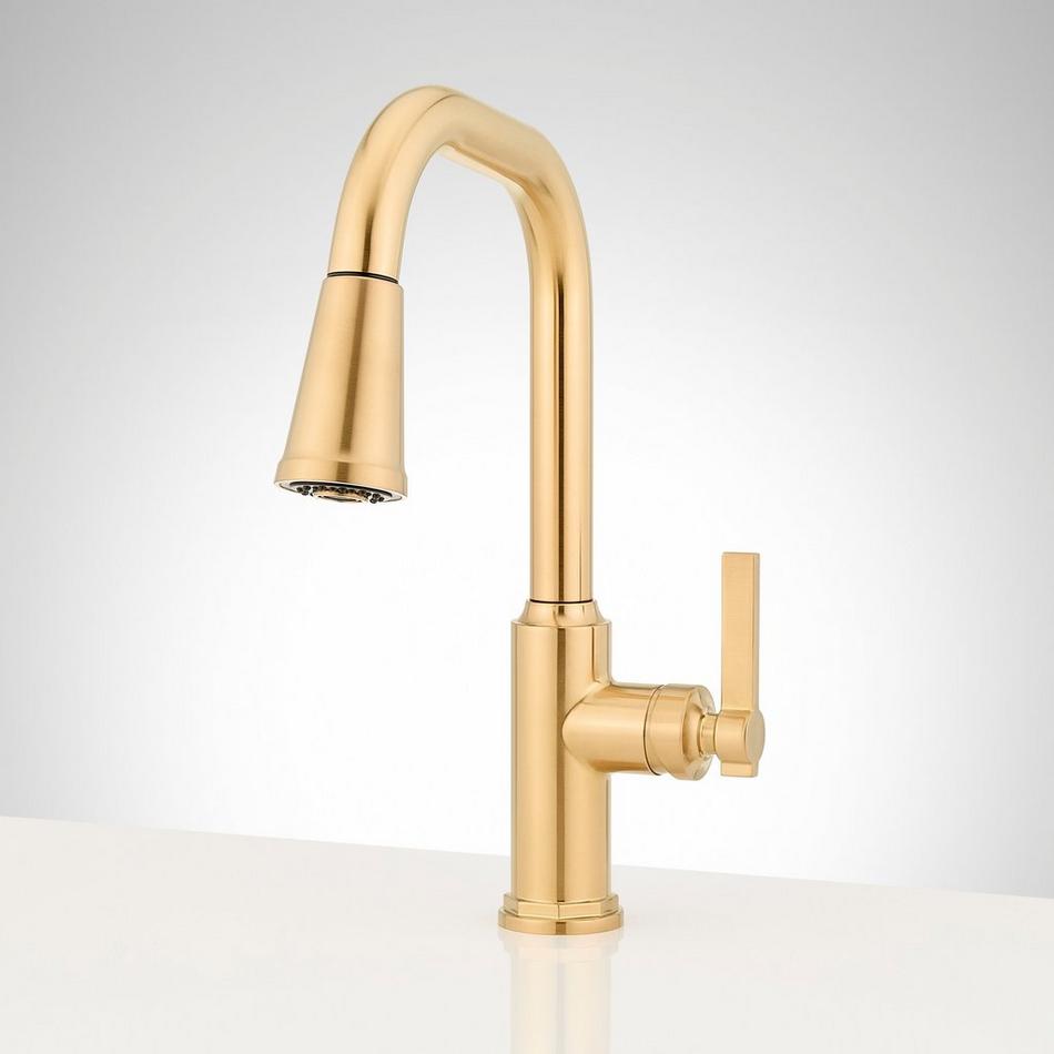 Greyfield Angular Pull-Down Kitchen Faucet - Single-Hole, , large image number 3