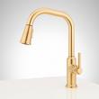 Greyfield Angular Pull-Down Kitchen Faucet - Single-Hole, , large image number 5