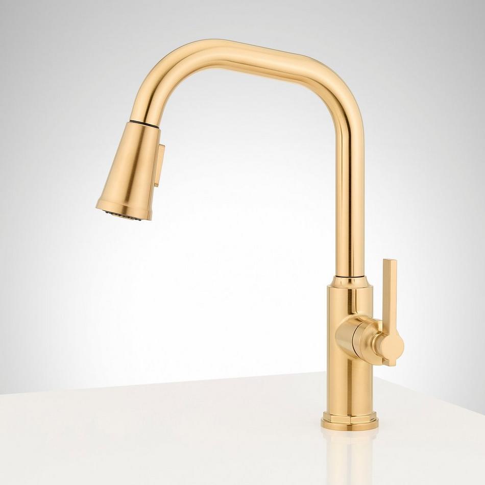 Greyfield Angular Pull-Down Kitchen Faucet - Single-Hole, , large image number 5