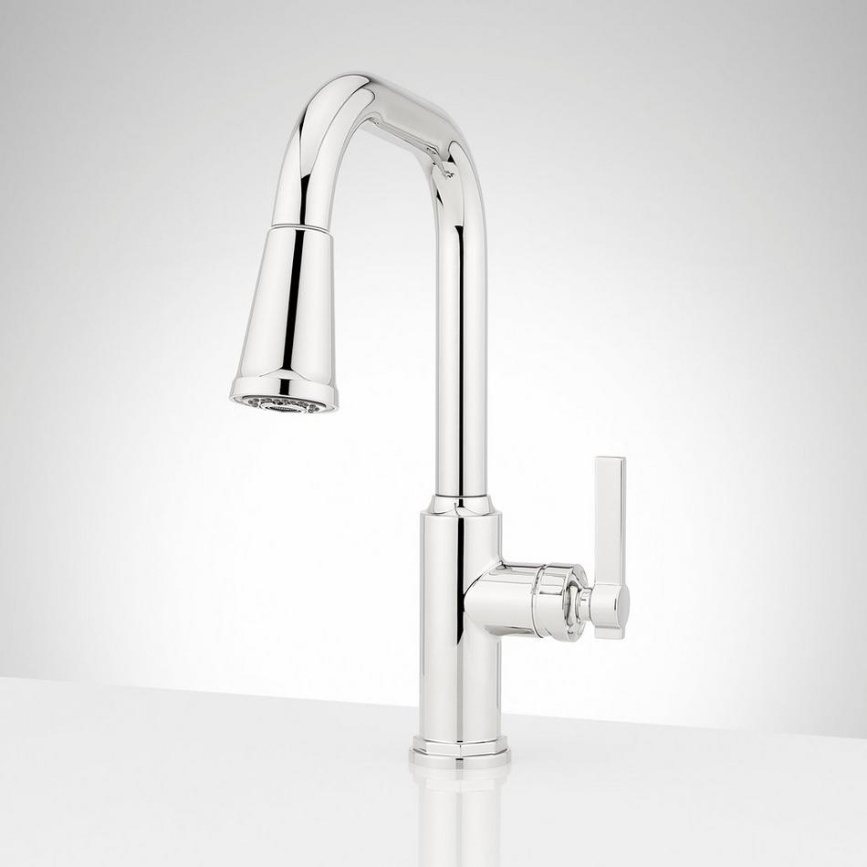 Greyfield Angular Pull-Down Kitchen Faucet - Single-Hole, , large image number 6