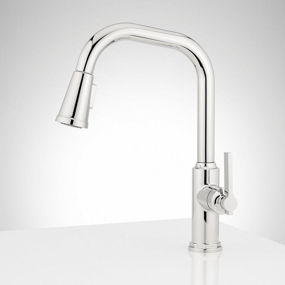 Greyfield Angular Pull-Down Kitchen Faucet - Single-Hole, , large image number 8
