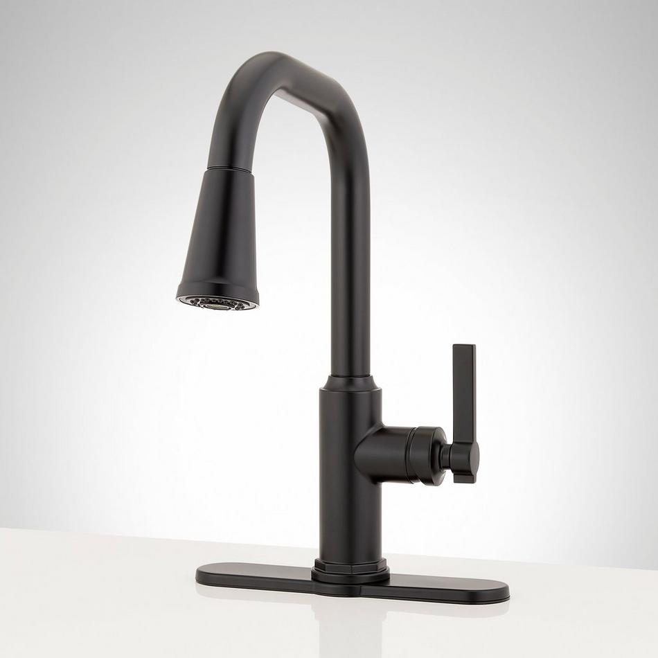Greyfield Angular Pull-Down Kitchen Faucet - Single-Hole, , large image number 10