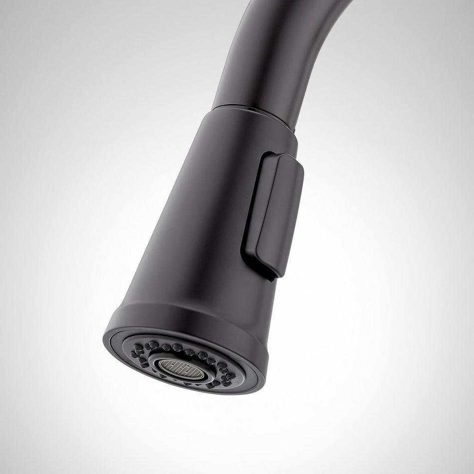 Greyfield Angular Pull-Down Kitchen Faucet - Single-Hole - Matte Black, , large image number 3