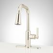 Greyfield Angular Pull-Down Kitchen Faucet - Single-Hole - Polished Nickel, , large image number 1
