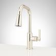 Greyfield Angular Pull-Down Kitchen Faucet - Single-Hole - Polished Nickel, , large image number 0