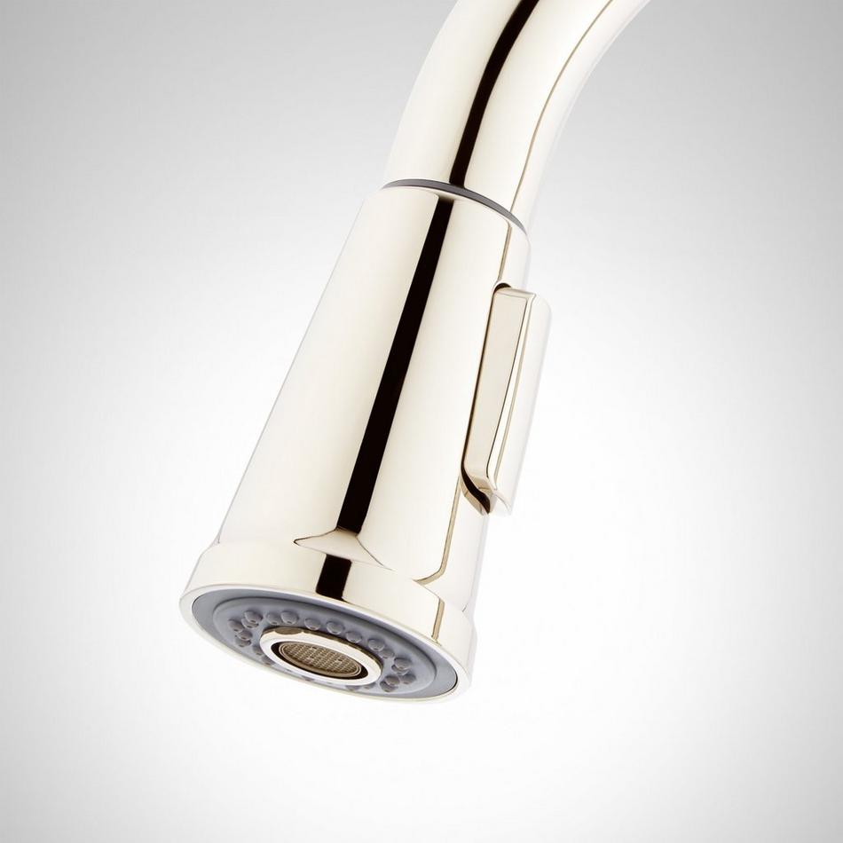 Greyfield Angular Pull-Down Kitchen Faucet - Single-Hole - Polished Nickel, , large image number 3