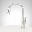 Greyfield Angular Pull-Down Kitchen Faucet - Single-Hole - Stainless Steel, , large image number 2